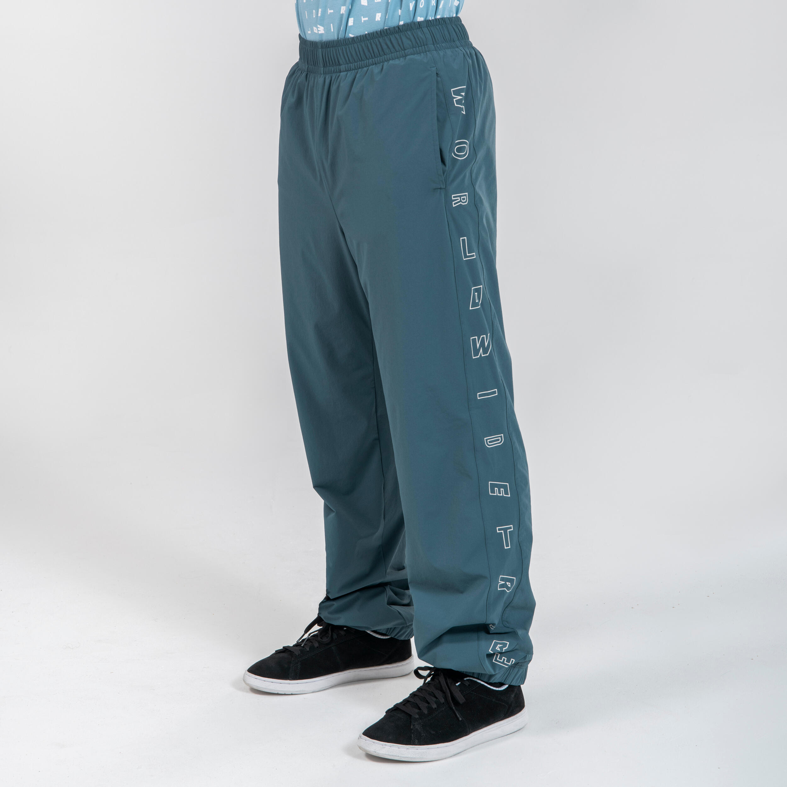 Men's blue-gray urban dance pants