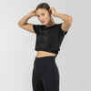 Women's Urban Dance Crop Top - Black