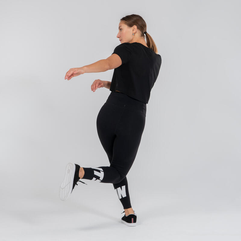 Leggings de Dança Urbana de Cós Alto Mulher Grafismos