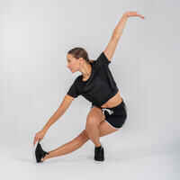 Women's Urban Dance Crop Top - Black