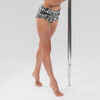 Pole Dance Tanzshorts Damen weiss mit Grafikprint 