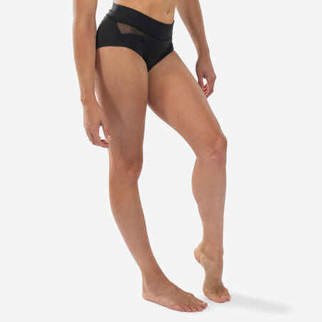 Short de pole dance negro para mujer