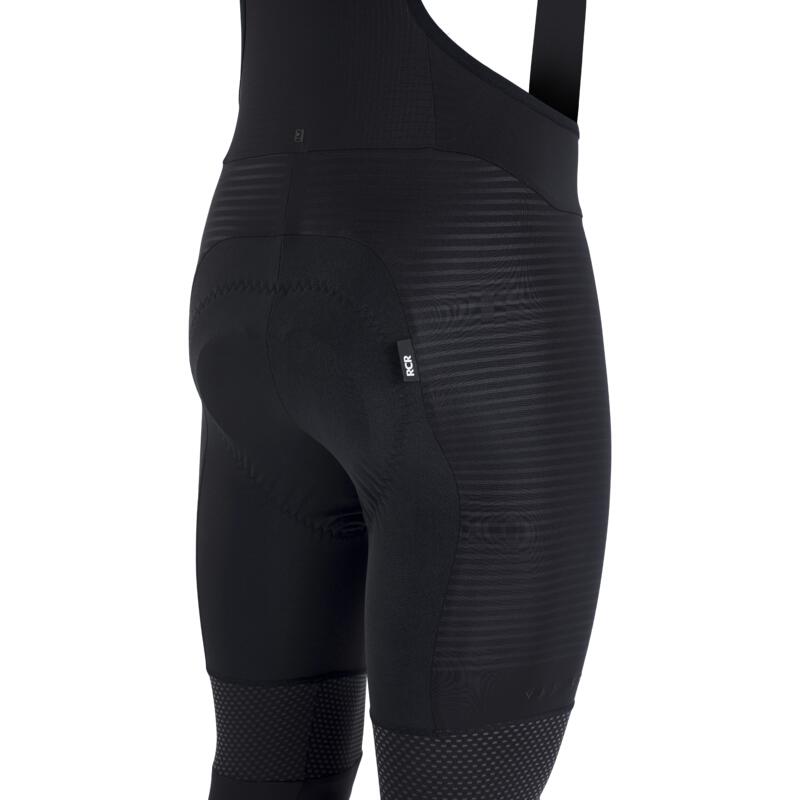 Culotte ciclismo largo entretiempo hombre Racer negro