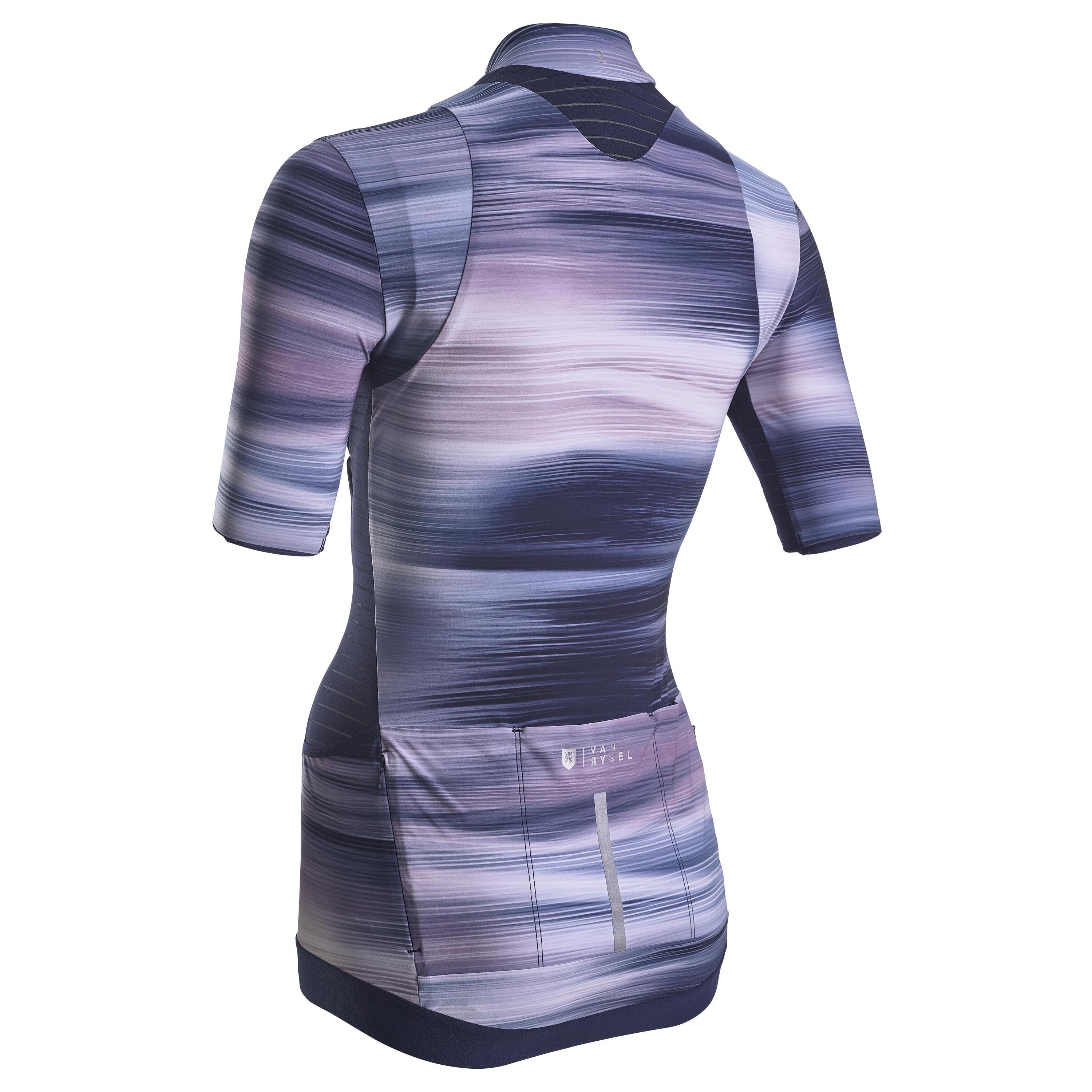 Women's Short-Sleeved Road Cycling Jersey Racer - Antelope Lilac 2/6