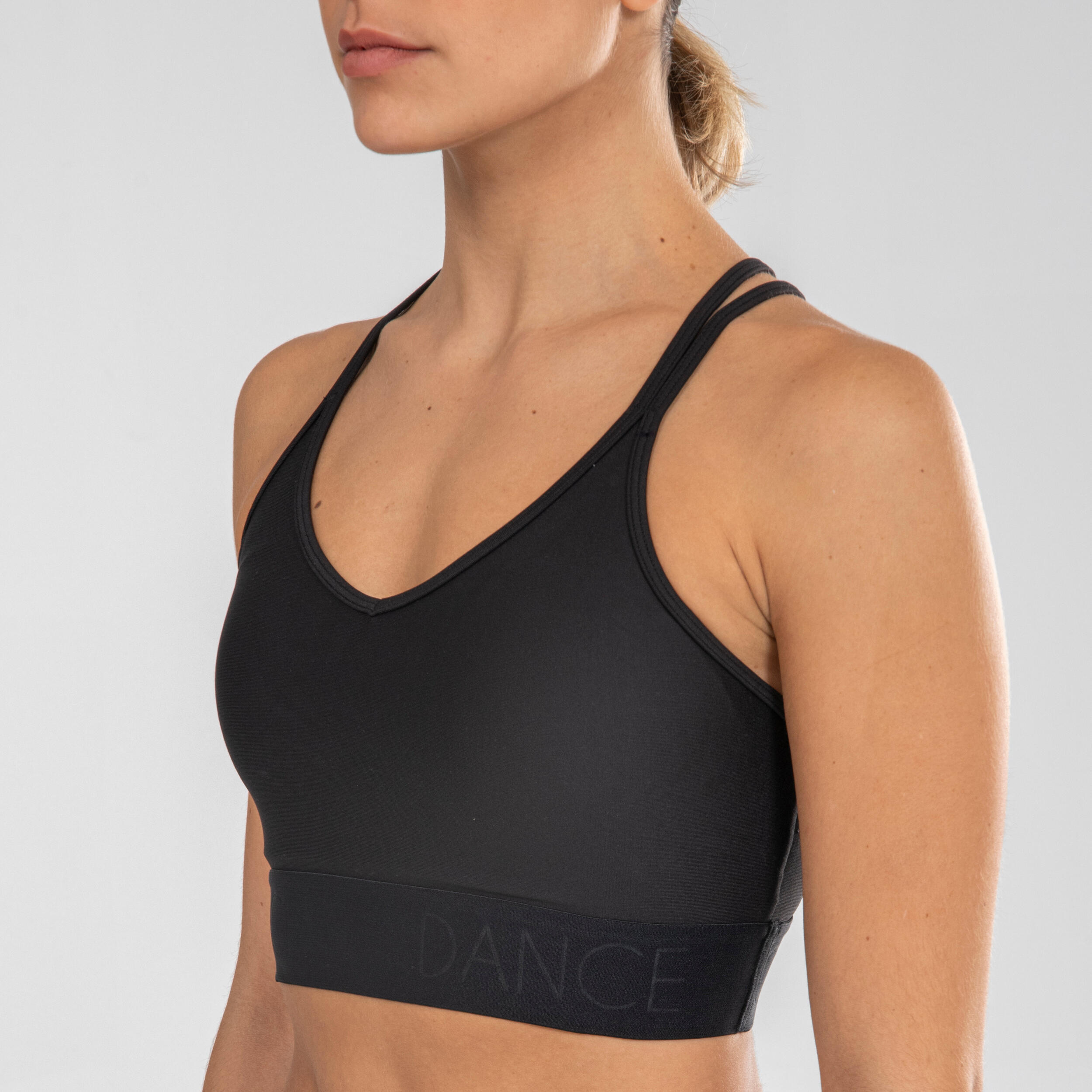 Women's Modern Dance Bra - Black 3/7