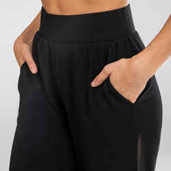 Women's Modern Dance Bottoms with Mesh Sides