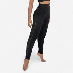 Pantalon de danse moderne avec bandes latérales ajourées femme