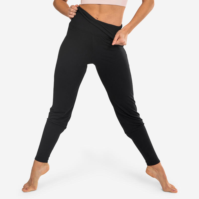 Pantalón Danza Moderna Mujer Bajos Ajustados