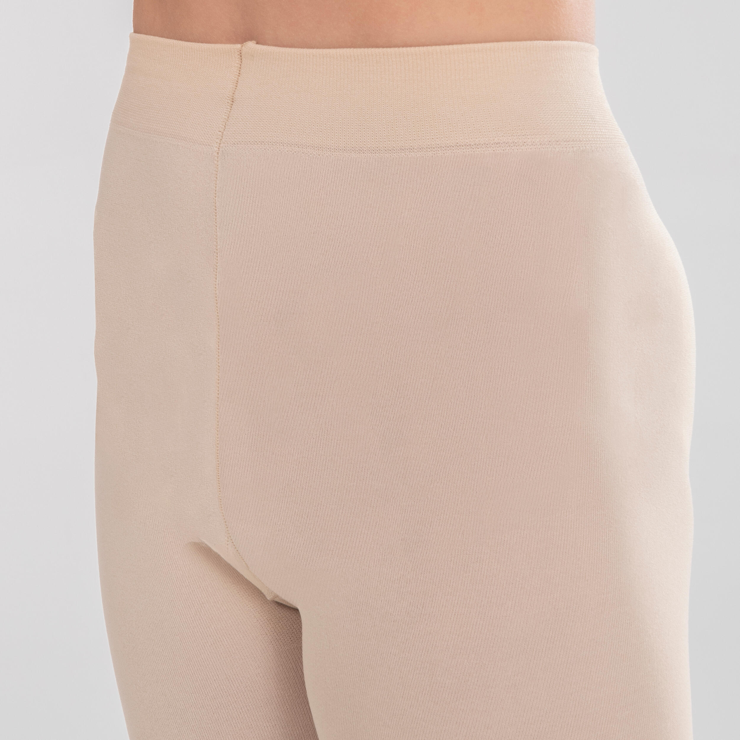 Girls' Ballet Tights - Beige 5/6