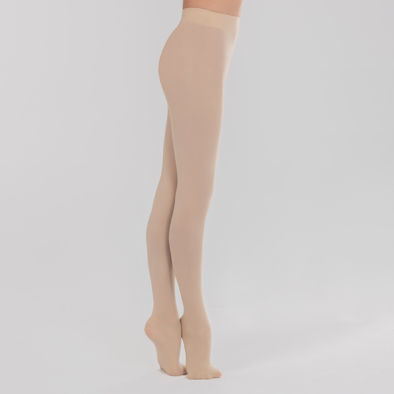 Collant beige et vert à carreaux Burberry en solde