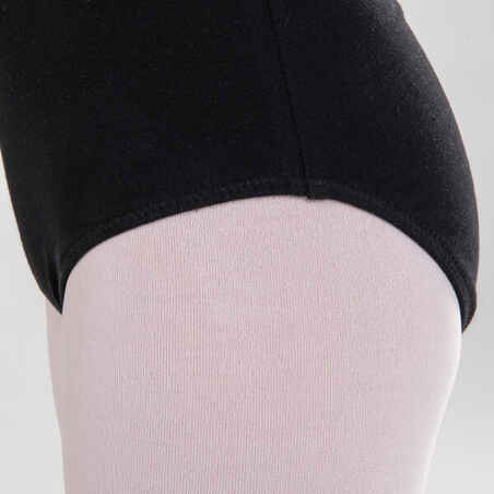 Girls' Ballet Camisole Leotard - Black