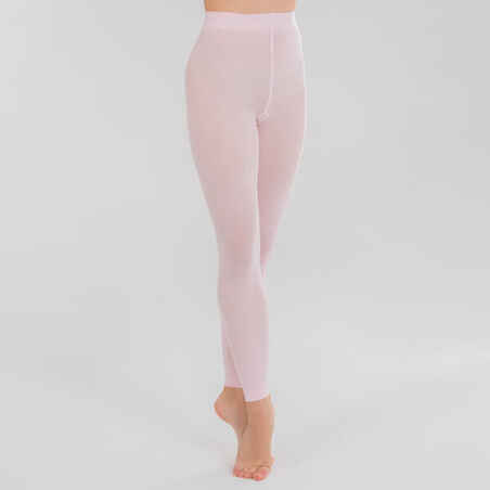 Girls' Footless Ballet Tights - Pink