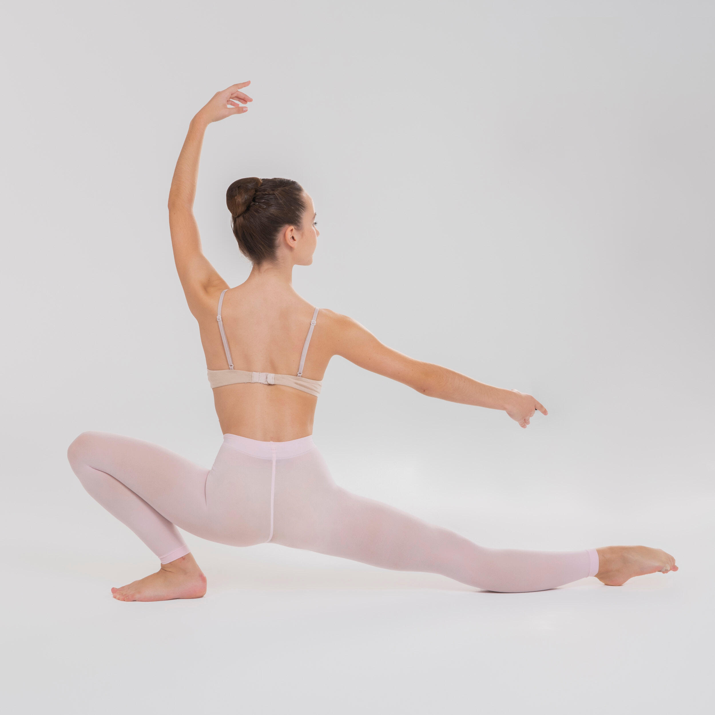 Pink footless ballet clearance tights