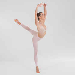 Girls' Footless Ballet Tights - Pink