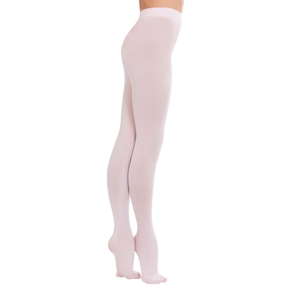 Collants de danse classique avec pieds Fille - Beige