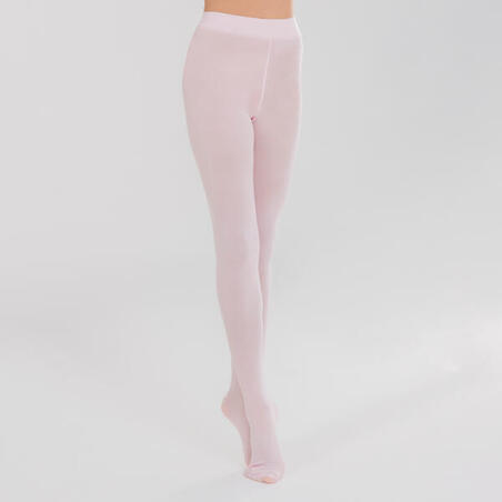 Collants de danse classique avec pieds Fille - Rose