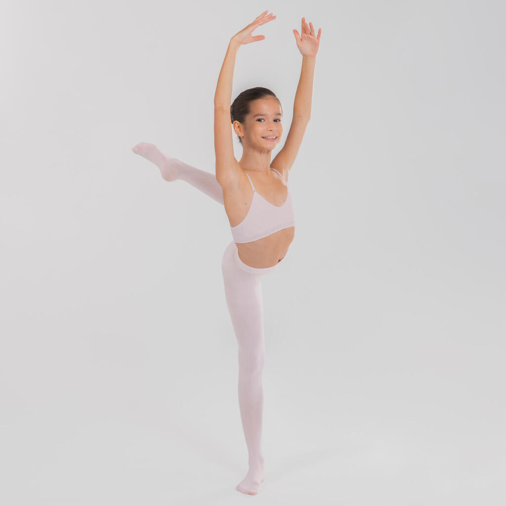 Girls' Ballet Tights - Beige