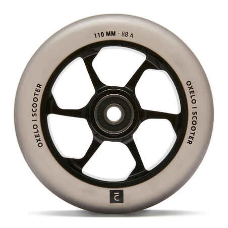 110 mm Alu & PU Wheel - Tinted Grey