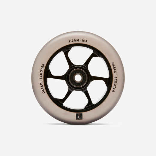 
      110 mm Aluminium & PU Wheel - Smoky Grey
  