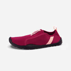 Ελαστικά παπούτσια πισίνας-θαλάσσης για ενήλικες Aquashoes 120 - Κόκκινο