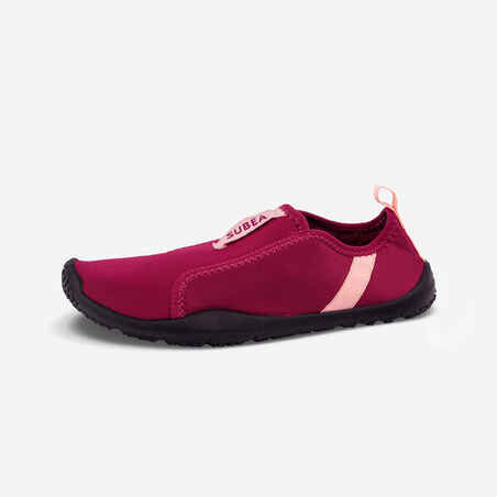 Zapatos de playa para adulto Subea Aquashoes 120 vinotinto