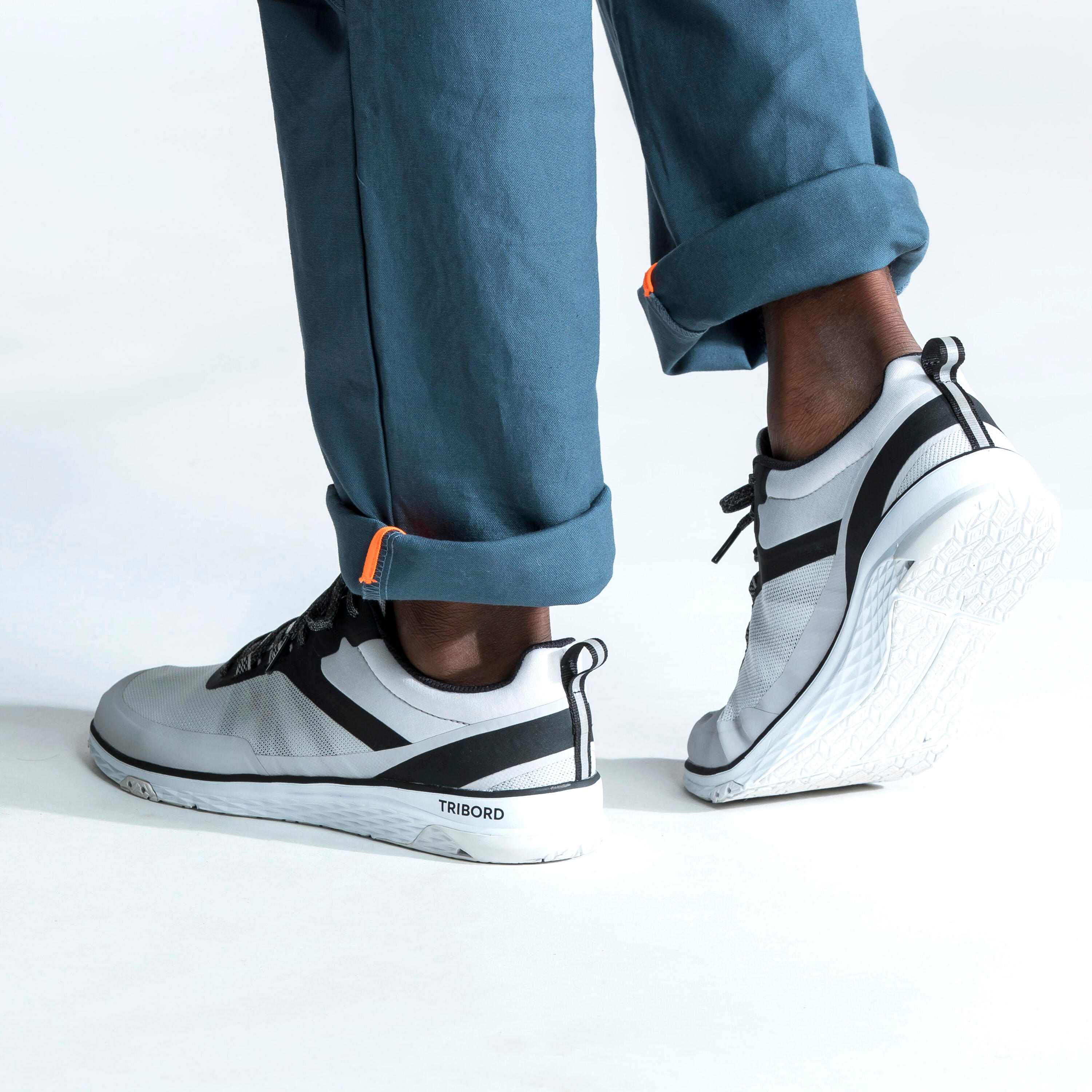 Sapatos de vela Race homem mulher Cinzento Preto 9/9