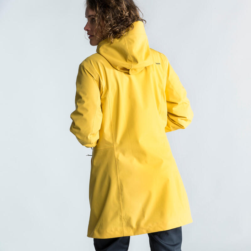 Chaqueta Impermeable  Mujer Sailing 300 amarillo