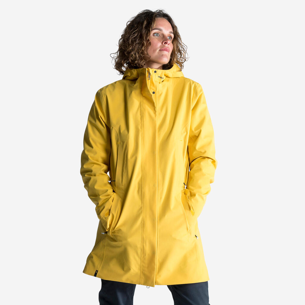 Segeljacke Wachsjacke Damen wasserdicht 300 marineblau