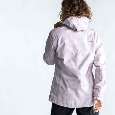 Women’s Sailing Waterproof Rainproof Jacket SAILING 100 light pink AO