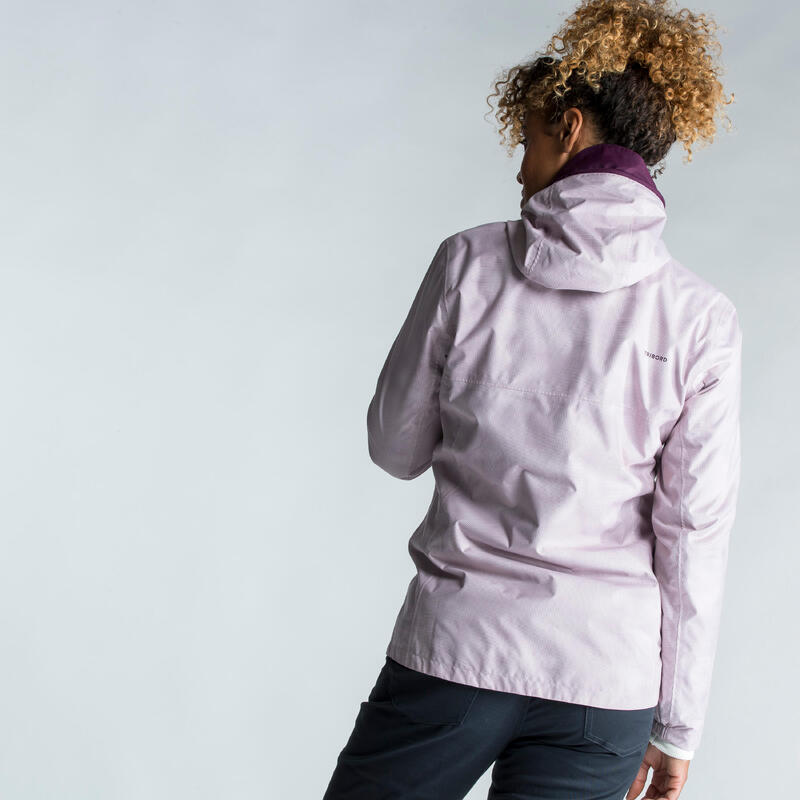 Regenjacke Segeln Damen wasserdicht - Sailing 100 hellrosa