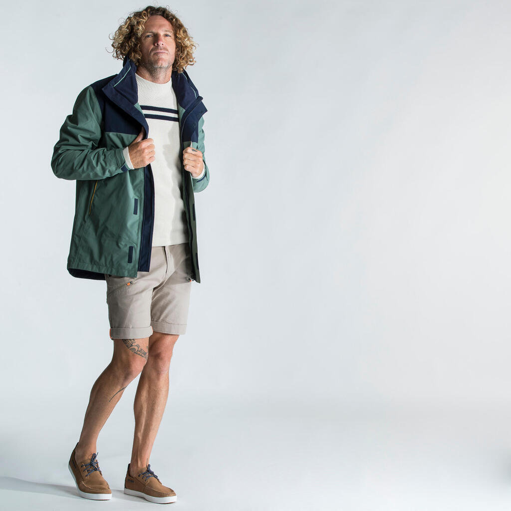 Bermuda Shorts Segeln Herren strapazierfähig 100 khaki