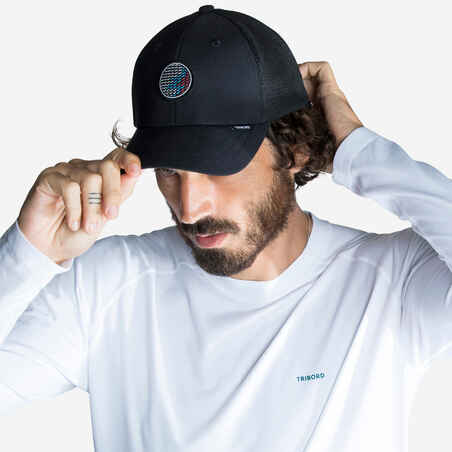 Gorra náutica para adulto Tribord Vela Sailing 500 negro