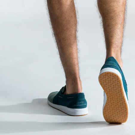 Vyriški buriavimo batai „100“, rusvai žalsvi, mėlyni