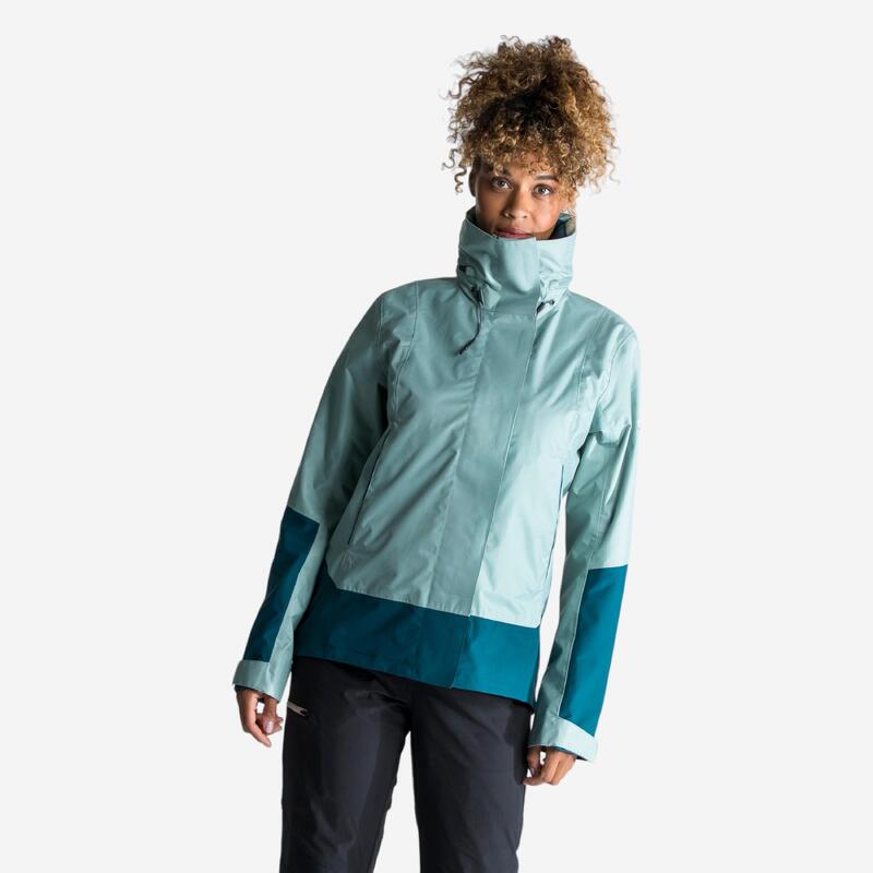 Veste imperméable coupe-vent - veste de pluie femme SAILING 300 Kaki clair