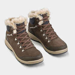 Γυναικεία ζεστά αδιάβροχα παπούτσια για πεζοπορία στο χιόνι - SH500 X-WARM - Mid
