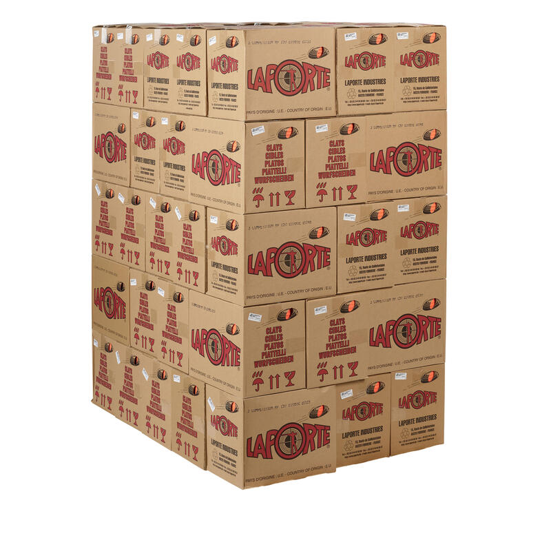 Pallet standaard kleiduiven 55 dozen van elk 150 kleiduiven