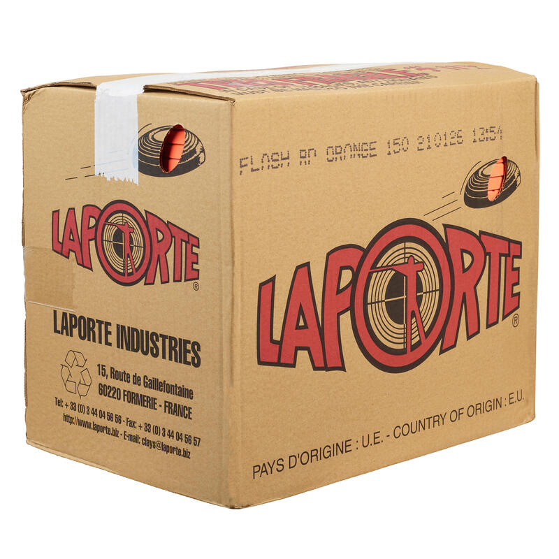 CARTON 150 PLATEAUX BALL TRAP FLASH LAPORTE