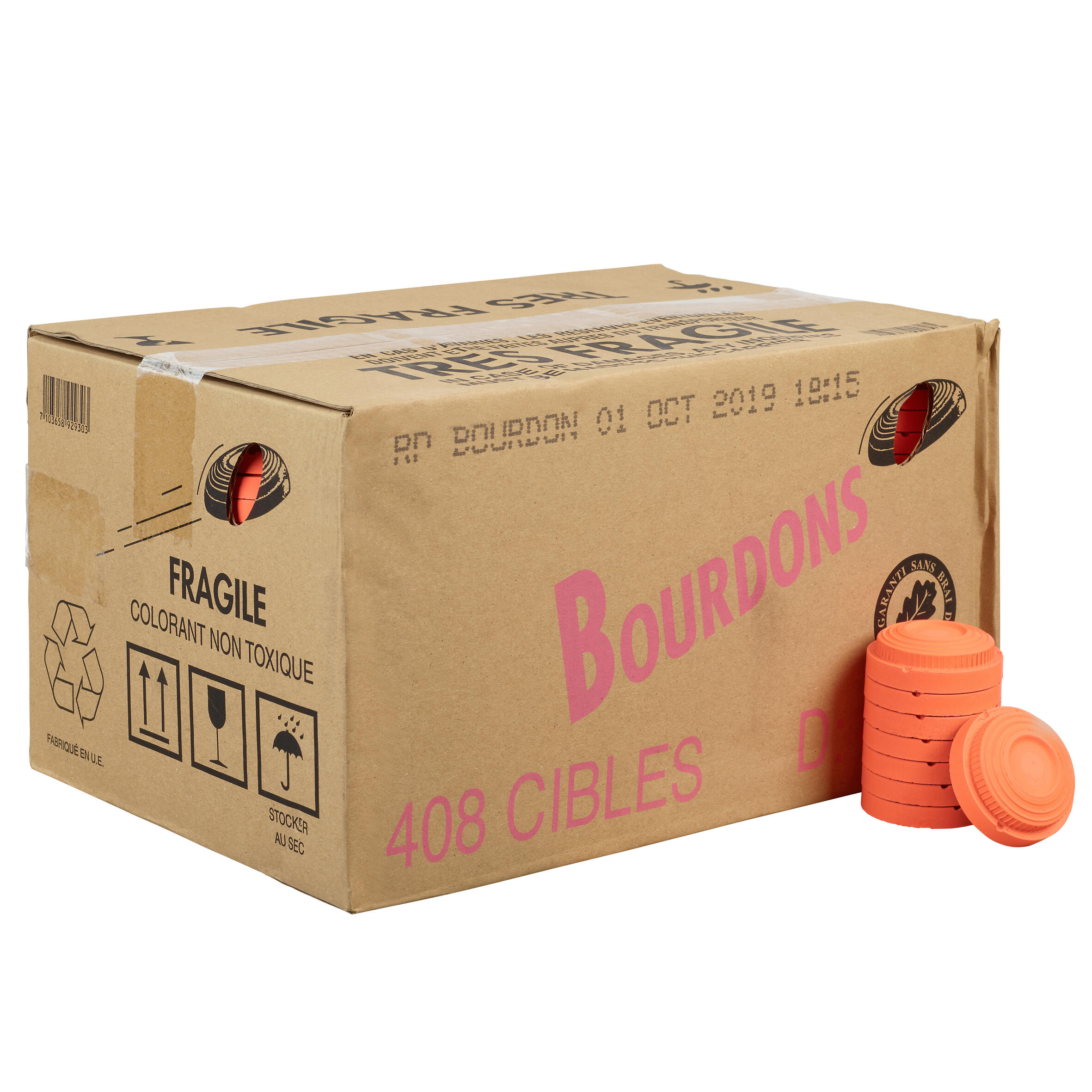 Krabice 408 standardních terčů Bourdon Laporte na Ball-Trap 2/3