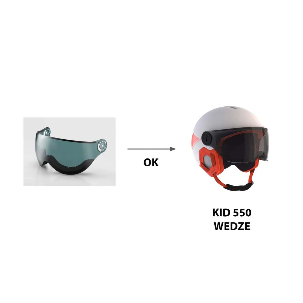 VISIERE S2 CASQUE WEDZE SKI H550 KID EPI