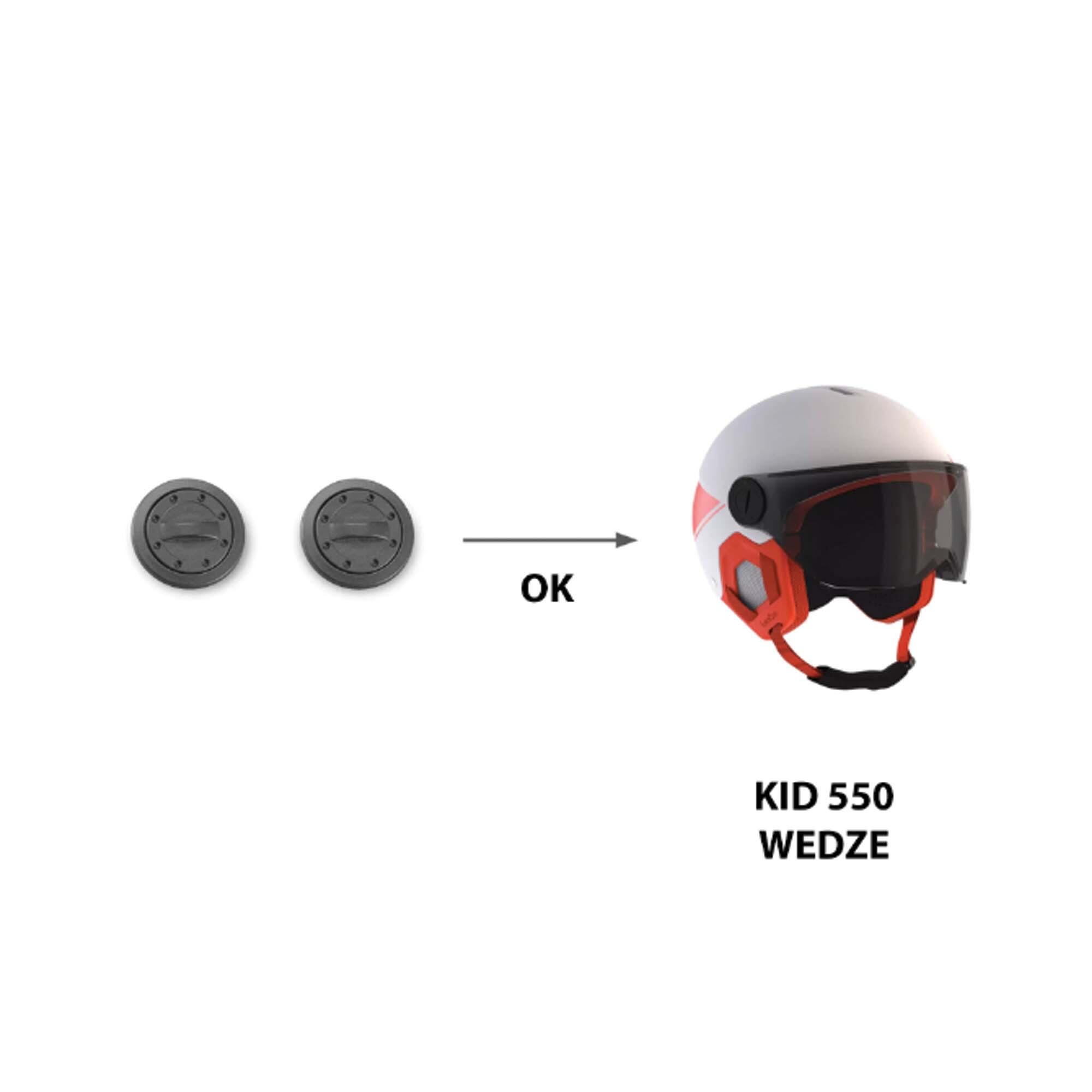 KIT VIS CASQUE SKI KID 550 2/2