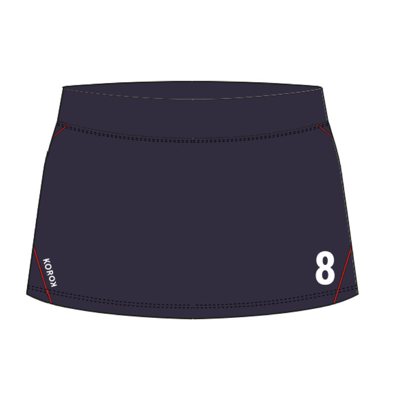 Women's HighIntensity Field Hockey Skirt FH900 Ixelles Blue KOROK