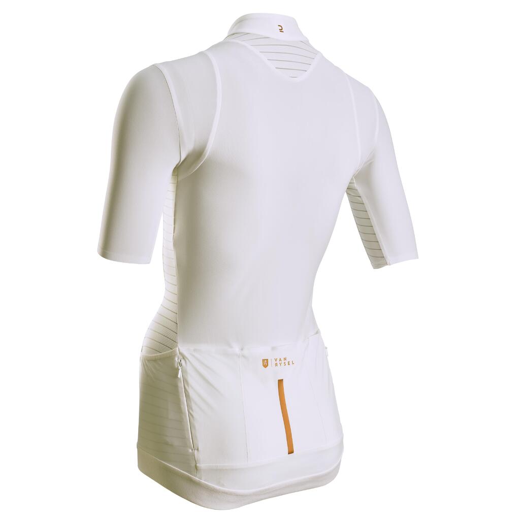 Women's Road Cycling Short-Sleeved Jersey Endurance - Cedar