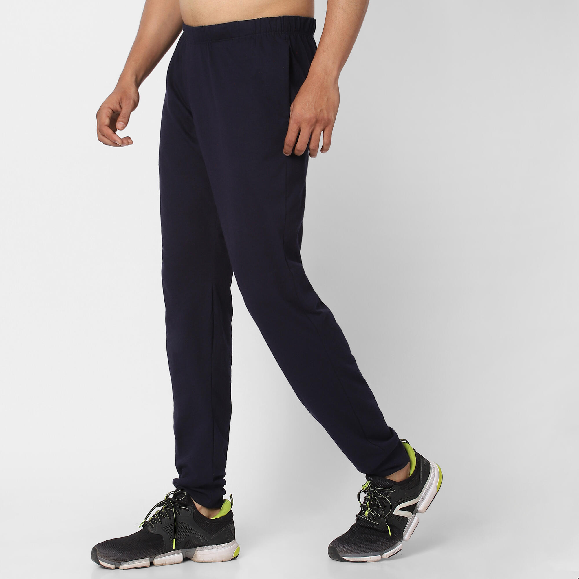 Buy Women Polyester Basic Gym Leggings - Black Online | Decathlon