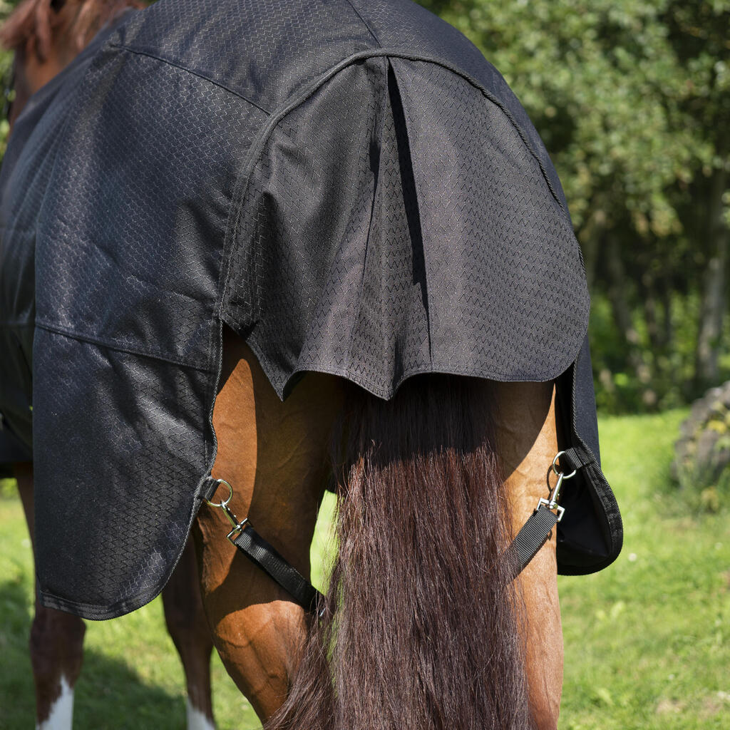 Waterproof Horse Rug 1000D Allweather 50 - Black