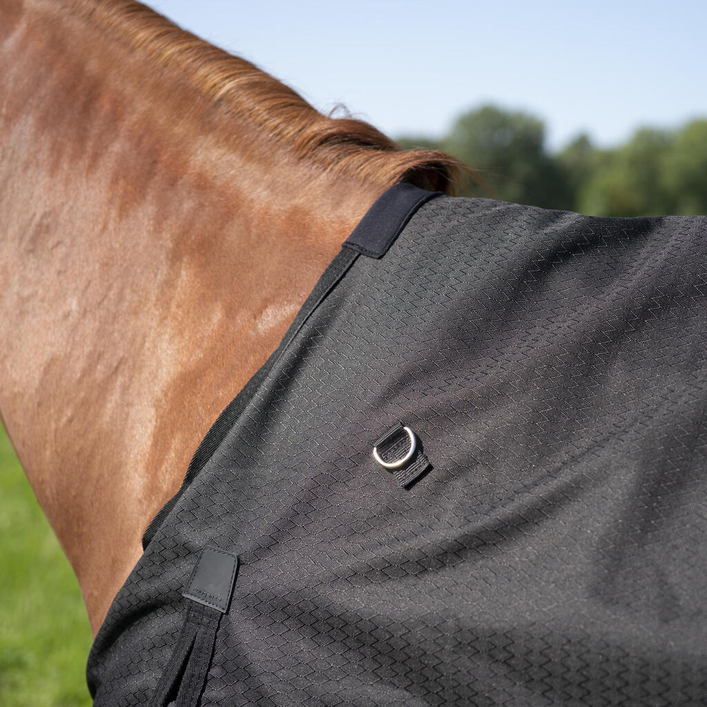 Waterproof Horse Rug 1000D Allweather 50 - Black