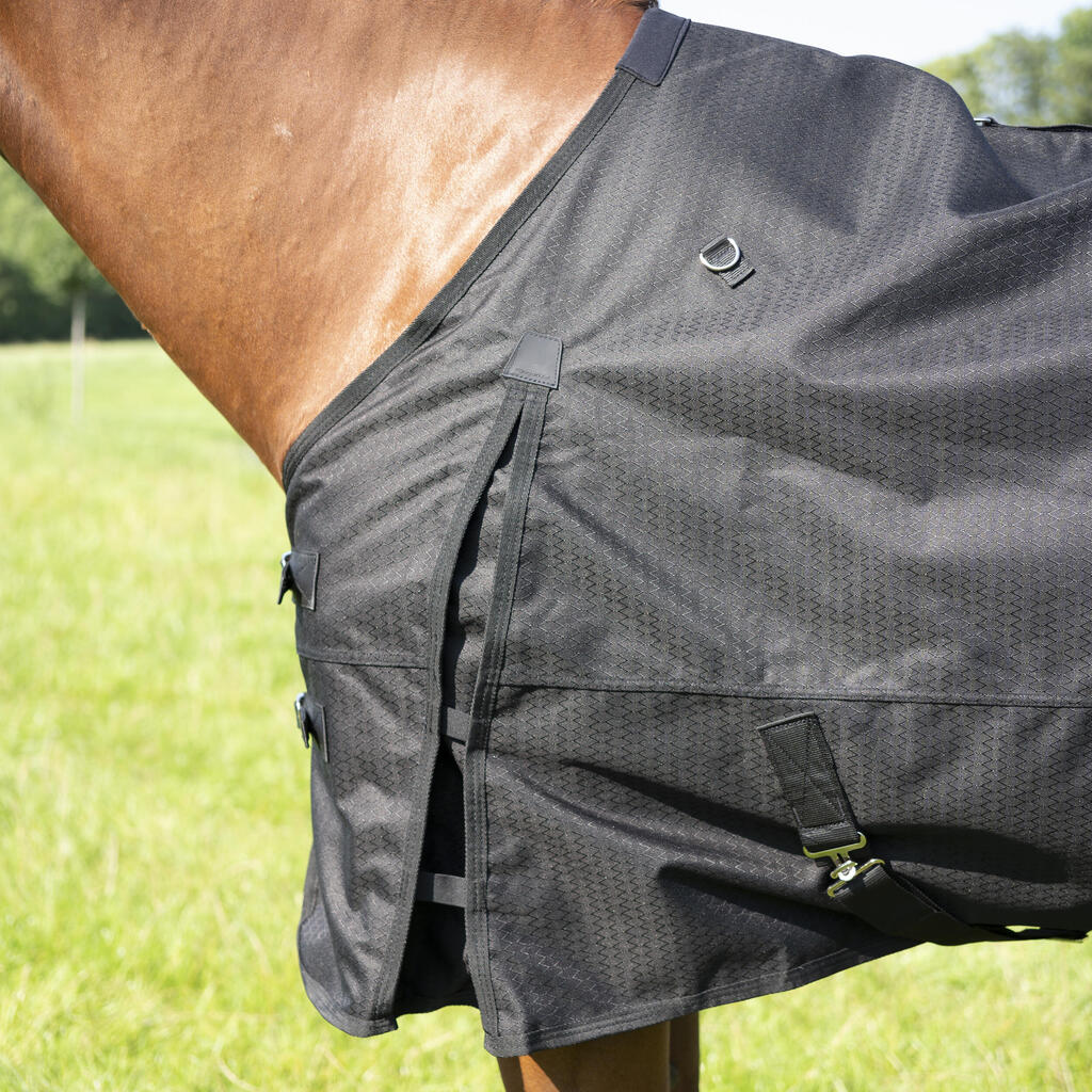 Waterproof Horse Rug 1000D Allweather 50 - Black