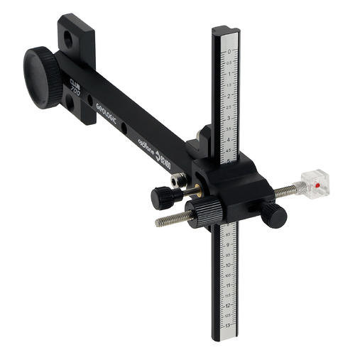 Viseur Réglable En T Pour Arc - Noir - Ajustement Vertical/horizontal - Matière ABS - Pour Débutants Et Chasseurs