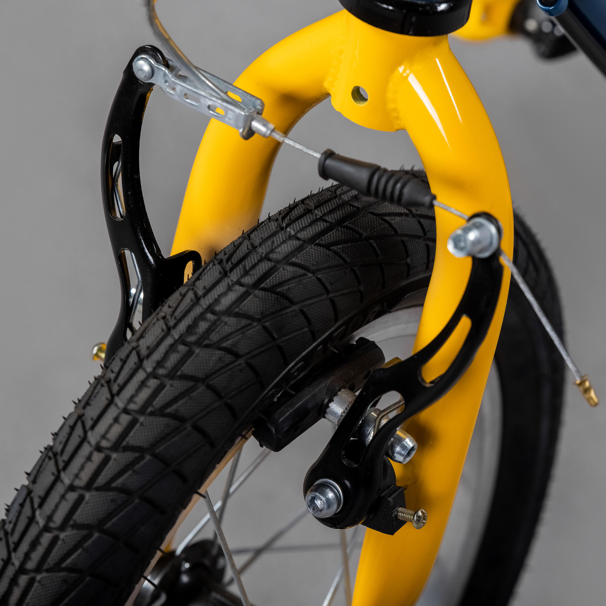 14 inch cheap yellow bike
