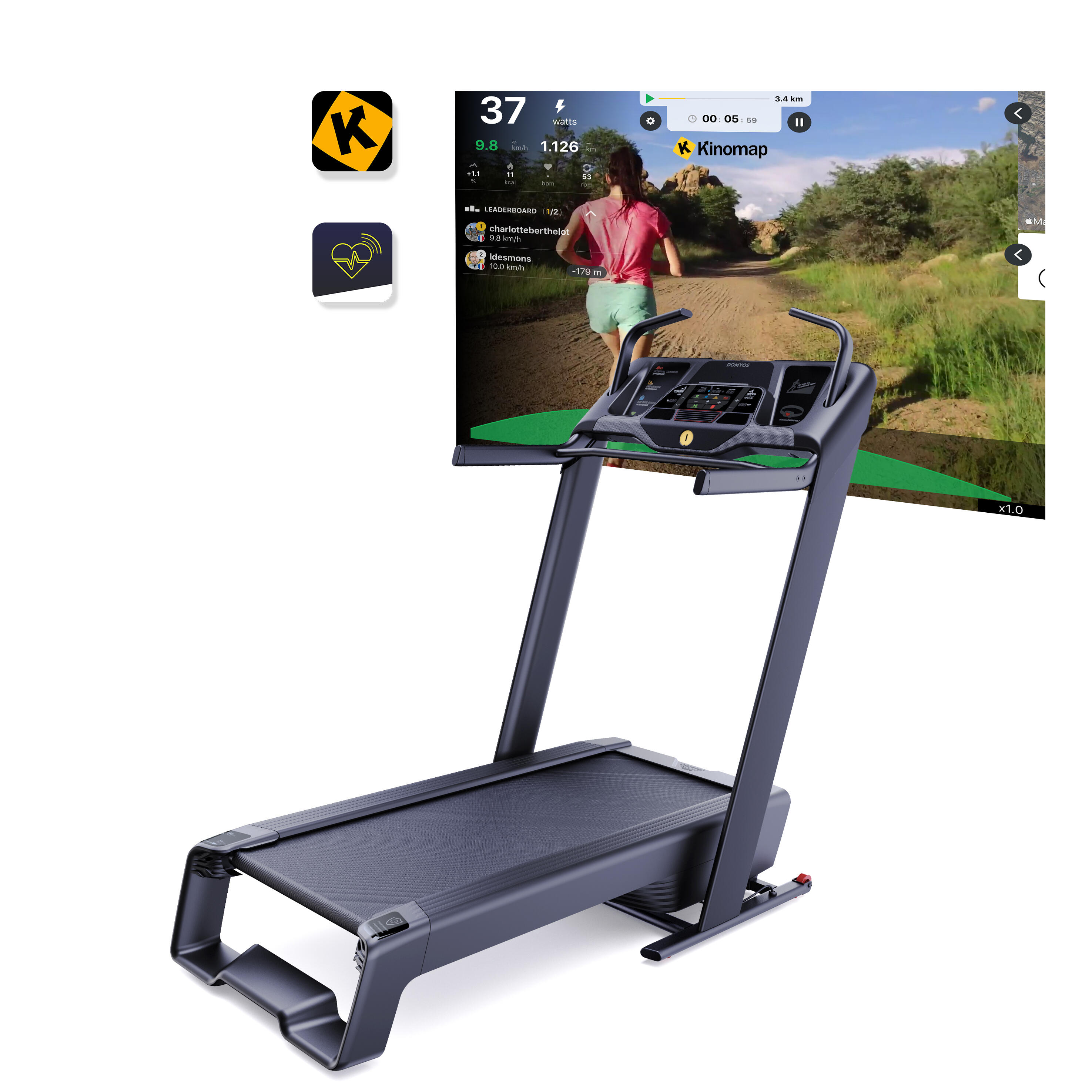 Incline run treadmill