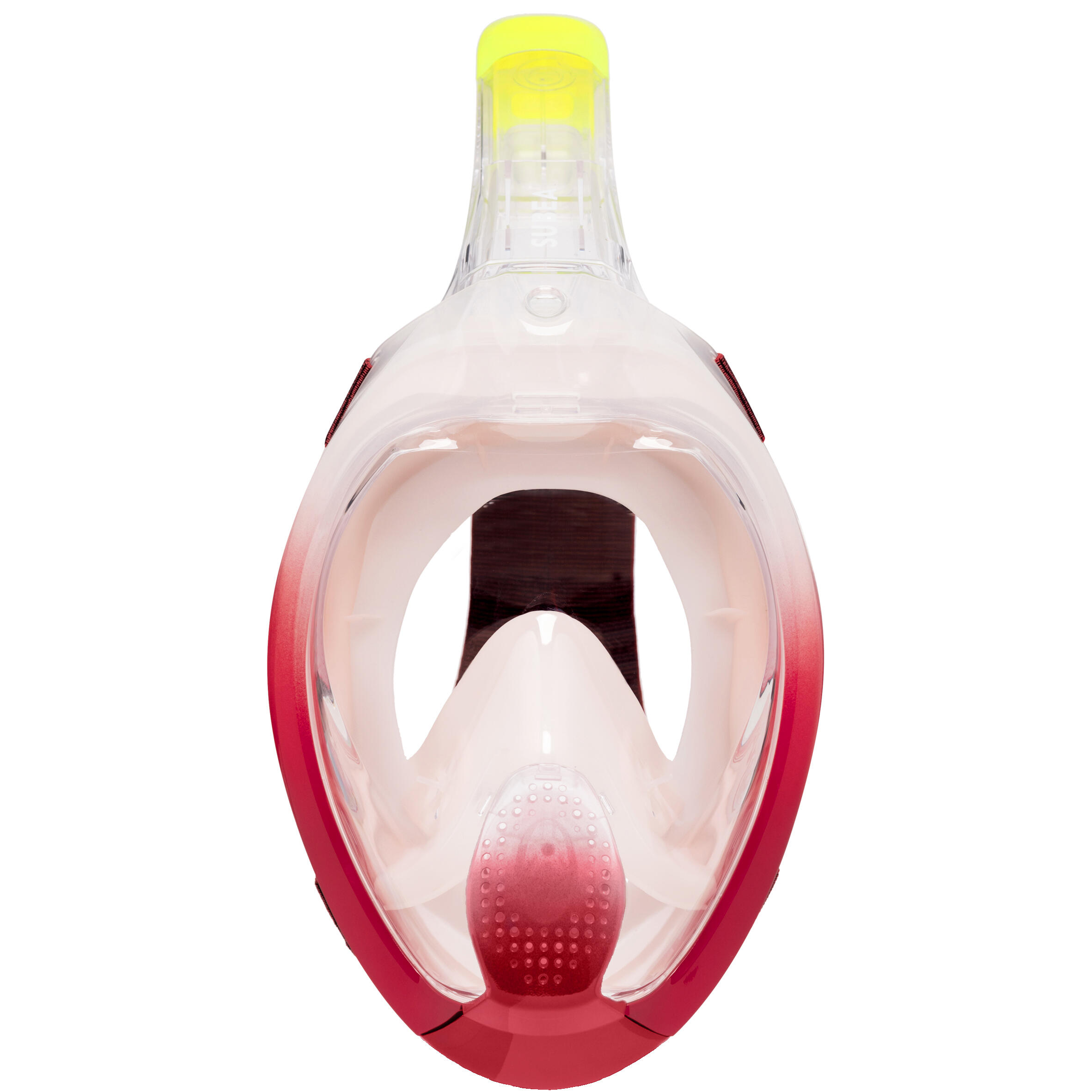 Surface snorkelling mask Easybreath + with acoustic valve > age 10 red 2/12